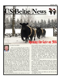 January 2016 - Belted Galloway Society