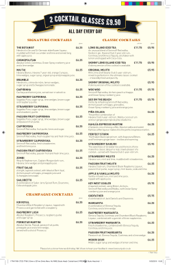 2 cocktail glasses &pound;9.50