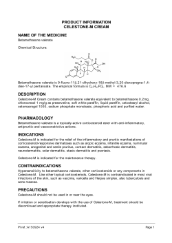 product information celestone-m cream name of the medicine