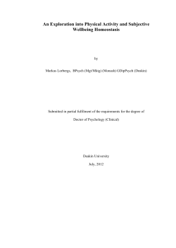thesis (pdf 2.1 MB) - Australian Centre on Quality of Life