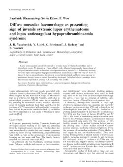 Diffuse muscular haemorrhage as presenting sign of juvenile