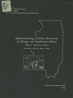 Hydrometeorology of heavy rainstorms in Chicago and northeastern