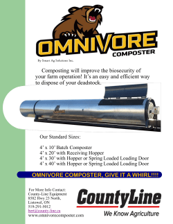 OMNIVORE COMPOSTER, GIVE IT A WHIRL!!!!