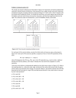 432 HM3 Problem 1 (relevant section 4.2) The simple, bus