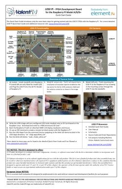 LOGI Pi - FPGA Development Board for the Raspberry Pi Model A/B