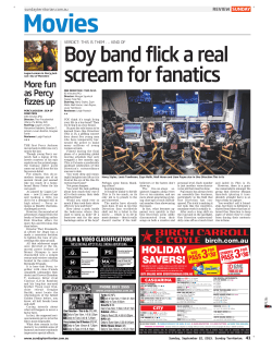 Boy band flick a real scream for fanatics