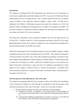 02 December 2016 Geoffrey Shannon Paper on The Adoption