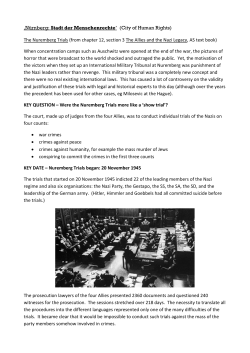 The Nuremberg Trials