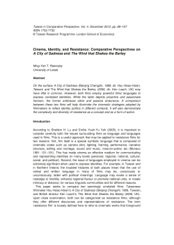 Taiwan in Comparative Perspective, Vol. 4, December 2012