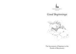 Good Beginnings - Parish of Moyraverty Craigavon