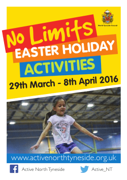 Easter holiday activities