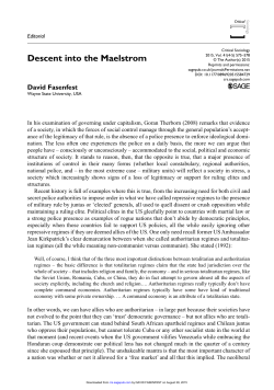 - Association for Critical Sociology