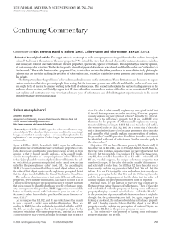 Color realism revisited