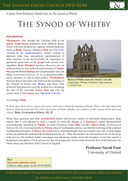 Example: `The Synod of Whitby`