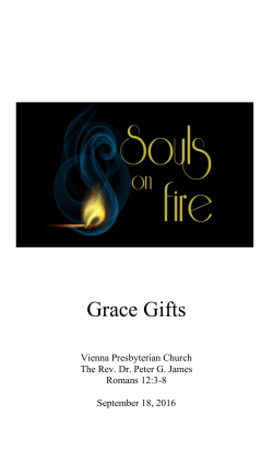 Grace Gifts - Vienna Presbyterian Church