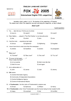 FOX 2005 - foxcompetition.hu
