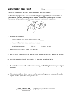 Every Beat of Your Heart - Illuminations