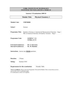 Physical Chemistry