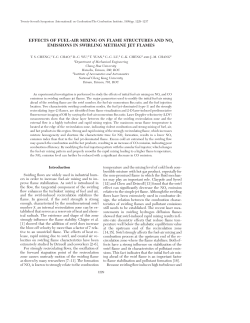 Mixing Effects in Swirling Methane Flames