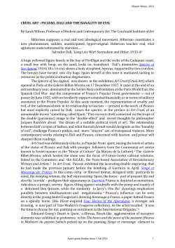 Cruel Art : Picasso, Dal&iacute; and the Banality of Evil