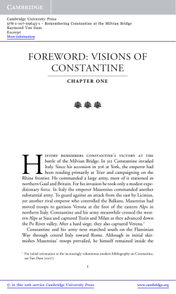 foreword: visions of constantine - Beck-Shop