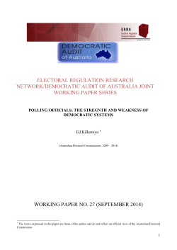 Polling Officials: The Strength and Weakness of Democratic Systems