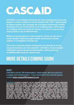 Now - Cascaid Charity