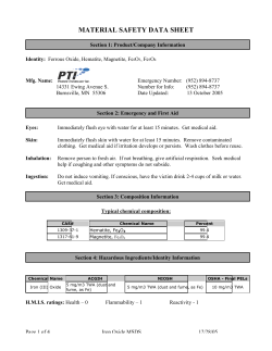 MSDS
