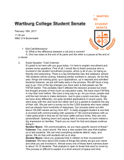 2.16.17 Minutes - Wartburg College Information Center