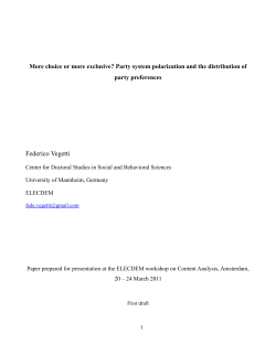 Party system polarization