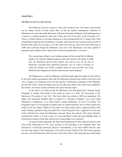 CHAPTER 2 The Mackenzie clan rose to power in Ross and