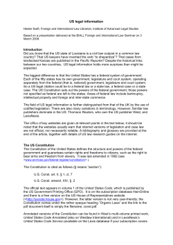 US legal information - SAS