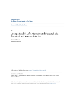 Living a Parallel Life: Memoirs and Research of a Transnational
