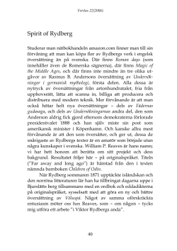 Far away and long ago