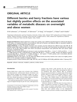 Different berries and berry fractions have various but slightly positive