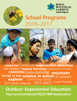 the 2016 - 2017 School Program Guide.