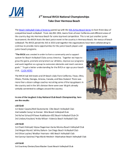 2 Annual BVCA National Championships Take Over Hermosa Beach