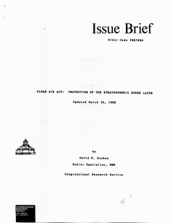 CLEAN AIR ACT: PROTECTION OF THE