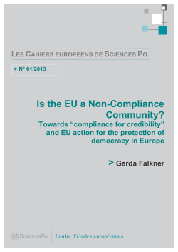 Is the EU a Non-Compliance Community?
