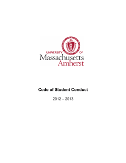 Code of Student Conduct