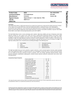 Product Code: 6624 Commercial Name: Manufacturer: Pigment