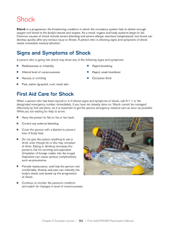 Kaleidoscope 2017 Red Cross Shock Emergency Moves