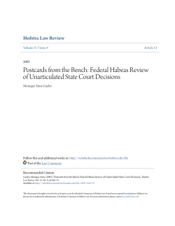 Federal Habeas Review of Unarticulated State Court Decisions