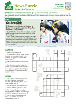 Issue 488 News Puzzle 2 - First News for Schools