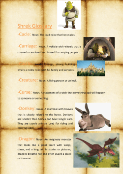 Shrek Glossary - WordPress.com