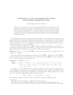 EXTREMALITY OF LOCI OF HYPERELLIPTIC