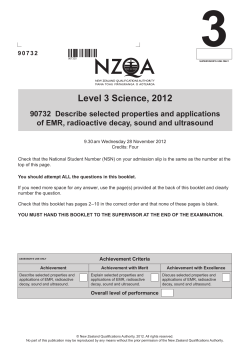 Exam - NZQA