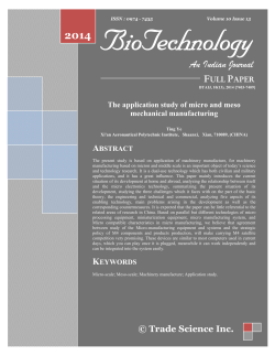 An Indian Journal - Trade Science Inc