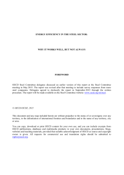 energy efficiency in the steel sector: why it works well