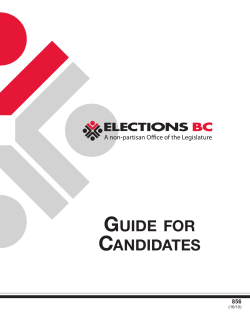 Guide for Candidates